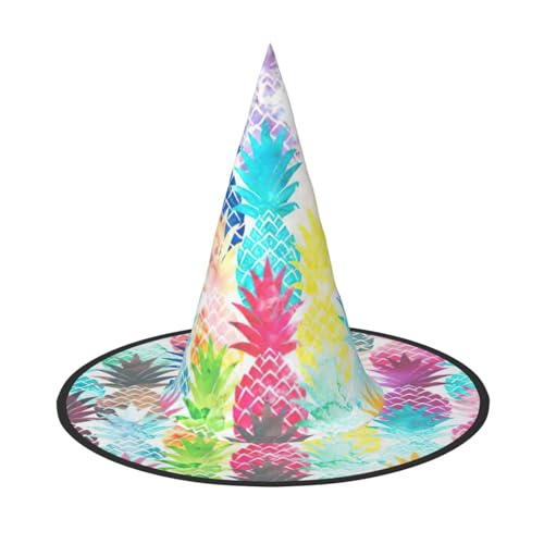 Gemälde-Druck, Halloween, breite Krempe, faltbarer Hut, geeignet für Cosplay, Maskerade und Karneval, 1 Stück Gemälde-Druck, Halloween, breite Krempe, faltbarer Hut, geeignet für Cosplay, Maskerade und Karneval, 1 Stück von PQruop