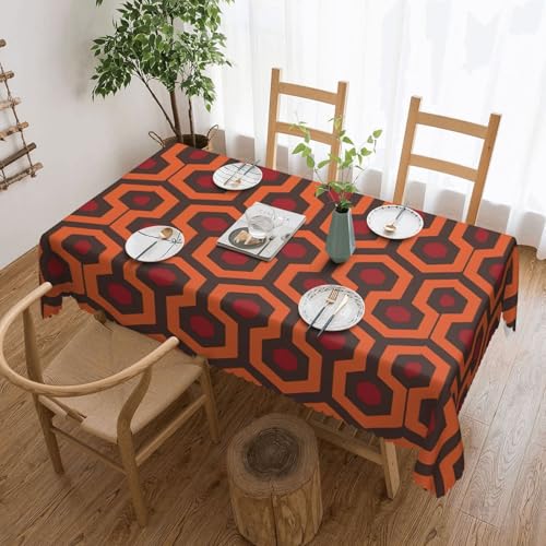 PQruop Elegante rechteckige Tischdecke mit glänzendem Overlook-Druck, perfekt für Ess-, Picknick-, Kamin- und Partytische PQruop Elegante rechteckige Tischdecke mit glänzendem Overlook-Druck, perfekt für Ess-, Picknick-, Kamin- und Partytische von PQruop
