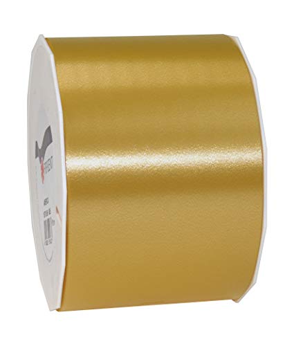 Präsent C.E. PATTBERG Geschenkband Gold, 91 Meter Ringelband 90 mm zum Basteln, Dekorieren & Verpacken von Geschenken zu jedem Anlass Präsent C.E. PATTBERG Geschenkband Gold, 91 Meter Ringelband 90 mm zum Basteln, Dekorieren & Verpacken von Geschenken zu jedem Anlass von Präsent