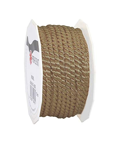 C.E. Pattberg Mosel Kordel Taupe, 25 m geflochtene Schnur für Geschenke, Päckchen & Präsente, 4 mm Breite, Zubehör zum Dekorieren und Basteln, reißfestes Dekoband C.E. Pattberg Mosel Kordel Taupe, 25 m geflochtene Schnur für Geschenke, Päckchen & Präsente, 4 mm Breite, Zubehör zum Dekorieren und Basteln, reißfestes Dekoband von C.E. Pattberg