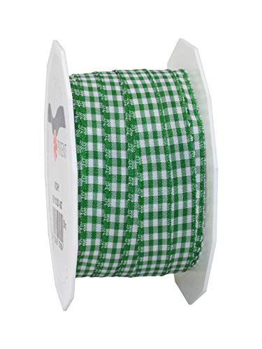 C.E. Pattberg PRÄSENT Vichy Geschenkband grün/weiß, 20 m Dekoband zum Verzieren & Basteln, 10 mm Breite, Kariertes Band für Bunte Dekos & Geschenkverpackungen, zu feierlichen Anlässen C.E. Pattberg PRÄSENT Vichy Geschenkband grün/weiß, 20 m Dekoband zum Verzieren & Basteln, 10 mm Breite, Kariertes Band für Bunte Dekos & Geschenkverpackungen, zu feierlichen Anlässen von C.E. Pattberg