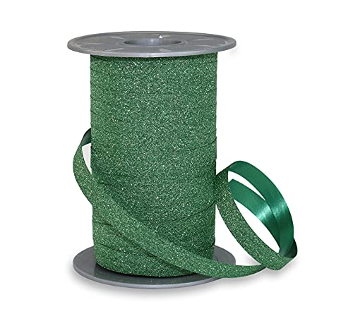 C.E. Pattberg Prasent-Poly Ringelband mit Glitzer, dunkelgrün, 10 mm breit, 100 m lang, Polypropylen, 10 mm - 100 m C.E. Pattberg Prasent-Poly Ringelband mit Glitzer, dunkelgrün, 10 mm breit, 100 m lang, Polypropylen, 10 mm - 100 m von PRÄSENT