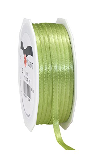 Präsent C.E. Pattberg Satin Pistazie, 50 m Satinband zum Einpacken von Geschenken, 6 mm Breite, Geschenkband zum Dekorieren & Basteln, Dekoband, Anlass Präsent C.E. Pattberg Satin Pistazie, 50 m Satinband zum Einpacken von Geschenken, 6 mm Breite, Geschenkband zum Dekorieren & Basteln, Dekoband, Anlass von PRÄSENT