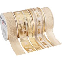 Geschenkband-Set "Weihnachten" - Gold Geschenkband-Set "Weihnachten" - Gold von PRÄSENT