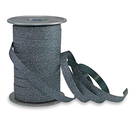 PRÄSENT Poly Glitter Ringelband Petrol, 100 m leicht kräuselndes Geschenkband, 10 mm Breite, Dekoband zum Basteln & Einpacken von Geschenken, für Festliche Anlässe PRÄSENT Poly Glitter Ringelband Petrol, 100 m leicht kräuselndes Geschenkband, 10 mm Breite, Dekoband zum Basteln & Einpacken von Geschenken, für Festliche Anlässe von PRÄSENT