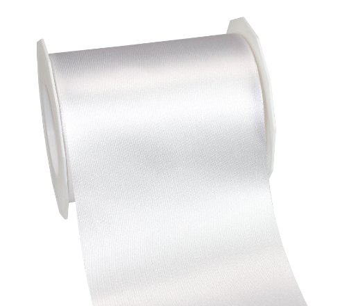 PRÄSENT ADRIA/SATIN weiss, 25 m Satinband zum Einpacken von Geschenken, 112 mm Breite, Geschenkband zum Dekorieren & Basteln, Dekoband für Präsente, zu jedem Anlass PRÄSENT ADRIA/SATIN weiss, 25 m Satinband zum Einpacken von Geschenken, 112 mm Breite, Geschenkband zum Dekorieren & Basteln, Dekoband für Präsente, zu jedem Anlass von Präsent