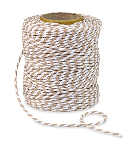 PRÄSENT BAUMWOLLKORDEL natur/weiß, 50 m Kordelband aus Naturmaterial, 2 mm Breite, zweifarbige Geschenkkordel zum Basteln und Dekorieren, biologisch abbaubar PRÄSENT BAUMWOLLKORDEL natur/weiß, 50 m Kordelband aus Naturmaterial, 2 mm Breite, zweifarbige Geschenkkordel zum Basteln und Dekorieren, biologisch abbaubar von PRÄSENT