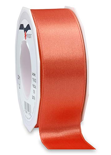 Präsent C.E. Pattberg Satin Living Coral, 25 m Satinband zum Einpacken von Geschenken, 40 mm Breite, Geschenkband zum Dekorieren & Basteln, Dekoband, Anlass Präsent C.E. Pattberg Satin Living Coral, 25 m Satinband zum Einpacken von Geschenken, 40 mm Breite, Geschenkband zum Dekorieren & Basteln, Dekoband, Anlass von PRÄSENT