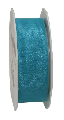 Präsent C.E. Pattberg Sheer Organzaband türkis, 25 m Geschenkband zum Einpacken von Geschenken, 25 mm Breite, Zubehör zum Dekorieren & Basteln, Dekoband Präsent C.E. Pattberg Sheer Organzaband türkis, 25 m Geschenkband zum Einpacken von Geschenken, 25 mm Breite, Zubehör zum Dekorieren & Basteln, Dekoband von Präsent