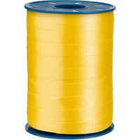 PRÄSENT Geschenkband AMERICA matt gelb 10,0 mm x 250,0 m von PRÄSENT