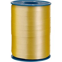 PRÄSENT Geschenkband AMERICA matt gold 10,0 mm x 250,0 m von PRÄSENT