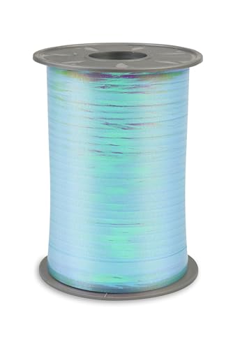 PRÄSENT Geschenkband BRASILIEN irisierend hellblau, 400 Meter Ringelband 5 mm zum Basteln, Dekorieren & Verpacken von Geschenken zu jedem Anlass PRÄSENT Geschenkband BRASILIEN irisierend hellblau, 400 Meter Ringelband 5 mm zum Basteln, Dekorieren & Verpacken von Geschenken zu jedem Anlass von PRÄSENT