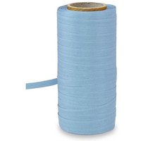 PRÄSENT Geschenkband COTTONFIELD matt hellblau 5,0 mm x 100,0 m von PRÄSENT