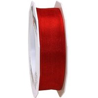 PRÄSENT Geschenkband Four Seasons seidenmatt rot 25,0 mm x 25,0 m von PRÄSENT