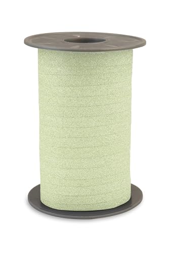 PRÄSENT Geschenkband POLY GLITTER altgrün, 100 Meter Ringelband 10 mm zum Basteln, Dekorieren & Verpacken von Geschenken zu jedem Anlass PRÄSENT Geschenkband POLY GLITTER altgrün, 100 Meter Ringelband 10 mm zum Basteln, Dekorieren & Verpacken von Geschenken zu jedem Anlass von PRÄSENT