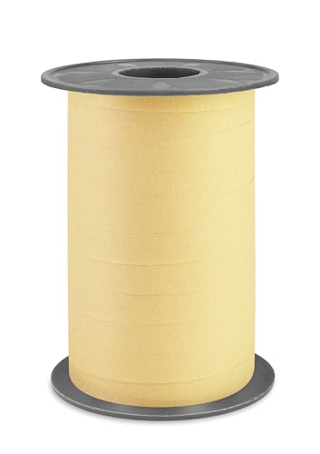 PRÄSENT Geschenkband POLY GLITTER hellgelb, 100 Meter Ringelband 10 mm zum Basteln, Dekorieren & Verpacken von Geschenken zu jedem Anlass PRÄSENT Geschenkband POLY GLITTER hellgelb, 100 Meter Ringelband 10 mm zum Basteln, Dekorieren & Verpacken von Geschenken zu jedem Anlass von PRÄSENT