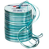 PRÄSENT Geschenkband Raffia Pearl glänzend blau/türkis/grün 3,0 mm x 50,0 m von PRÄSENT