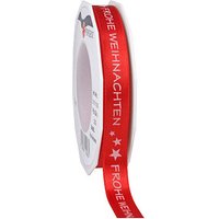 PRÄSENT Geschenkband Satin Babel matt rot 15,0 mm x 20,0 m von PRÄSENT
