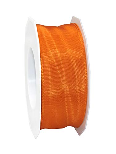C.E. Pattberg PRÄSENT Lyon Band mit Drahtkante orange, 25 m Dekoband zum Verzieren & Basteln, 40 mm Breite, leicht biegsames Schleifenband, für Festliche Dekos zu besonderen Anlässen C.E. Pattberg PRÄSENT Lyon Band mit Drahtkante orange, 25 m Dekoband zum Verzieren & Basteln, 40 mm Breite, leicht biegsames Schleifenband, für Festliche Dekos zu besonderen Anlässen von C.E. Pattberg