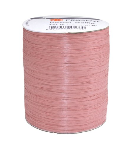 PRÄSENT RAYON RAFFIA Bastband altrosa, 100 m Dekoband zum Einpacken von Geschenken, Verzieren & Basteln festlicher Dekos, Schleifenband für feierliche Anlässe PRÄSENT RAYON RAFFIA Bastband altrosa, 100 m Dekoband zum Einpacken von Geschenken, Verzieren & Basteln festlicher Dekos, Schleifenband für feierliche Anlässe von PRÄSENT