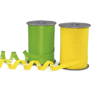 PRÄSENT Ringelband Opak - 10 mm x 200 m gelb. von PRÄSENT