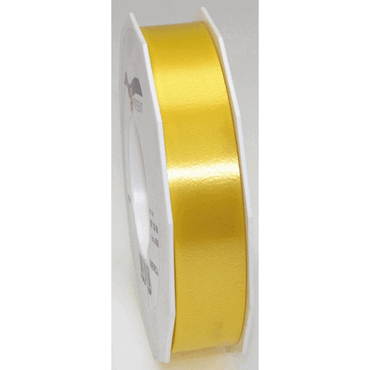 PRÄSENT Ringelband Polyspleissband - 25 mm x 91m gelb von PRÄSENT