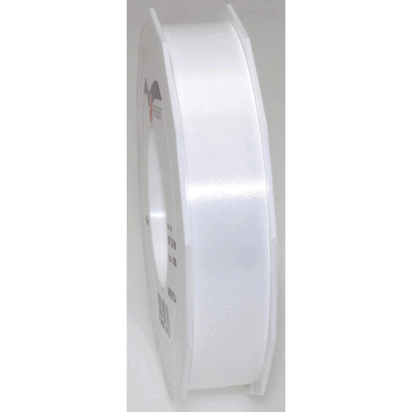 PRÄSENT Ringelband Polyspleissband - 25 mm x 91m weiß von PRÄSENT