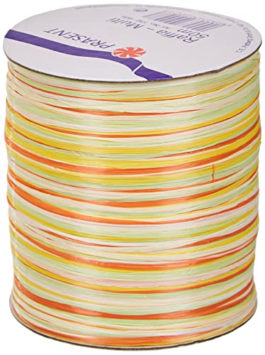 Präsent C.E. Pattberg Raffia-Multicolour Bastband gelb-grün-orange, 50 m Geschenkband zum Einpacken, 5-strängiges Bastelband für Geschenke, Zubehör zum Dekorieren & Basteln Präsent C.E. Pattberg Raffia-Multicolour Bastband gelb-grün-orange, 50 m Geschenkband zum Einpacken, 5-strängiges Bastelband für Geschenke, Zubehör zum Dekorieren & Basteln von PRÄSENT