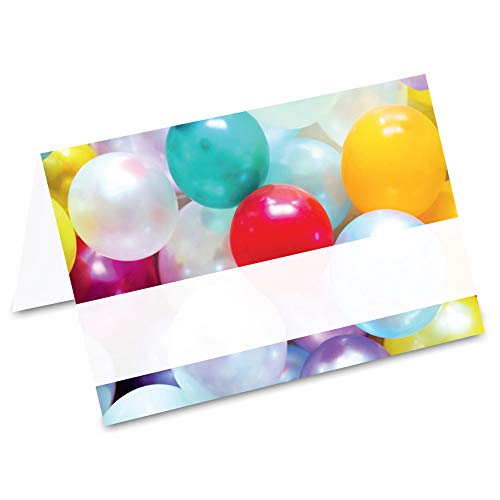 PRICARO Tischkarten "Ballon Party", 50 Stück von PRICARO