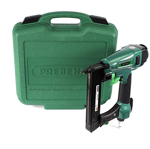 Prebena 3GP-E40 Druckluft Nagler Klammergerät 40mm + Heftklammer Typ E (25mm / 32mm) im Transportkoffer von PREBENA