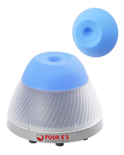 PRECIPETTE 5000rpm Mini Vortex Mixer Schüttler Paint Shaker Mischer 5000UpM Farbschüttler Farbmixer für Acrylfarben Citadelfarben Nagellacke Wimpernkleber Blau&Blau von PRECIPETTE