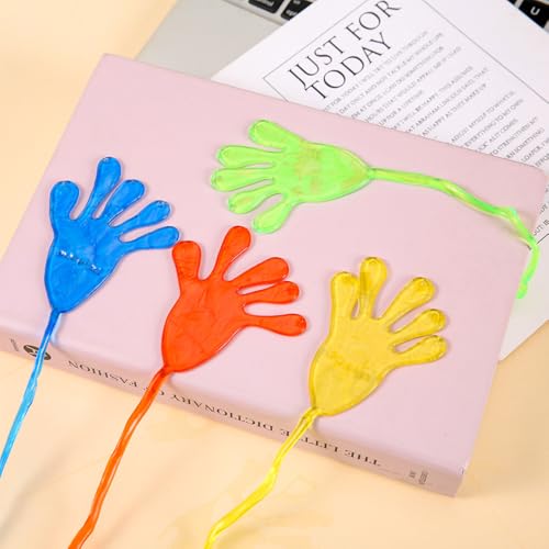 PRECORN 12 x Klatschhände Kinder Set | Klebrige Glibberhände als Mitgebsel Kindergeburtstag | Bunte Gastgeschenke Jungen & Mädchen | Partyspiele, Giveaways, kleine Geschenke für Kinder PRECORN 12 x Klatschhände Kinder Set | Klebrige Glibberhände als Mitgebsel Kindergeburtstag | Bunte Gastgeschenke Jungen & Mädchen | Partyspiele, Giveaways, kleine Geschenke für Kinder von PRECORN