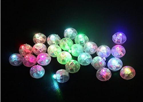 PRECORN 50 Stück LED Ballons Party Lichter Blinkende Mini Ballonlichter für Geburtstag, Hochzeit, Weihnachten & mehr! Vielfarbige Luftballon Dekoration faszinierendem Farbspiel - Ideal für jede Feier! PRECORN 50 Stück LED Ballons Party Lichter Blinkende Mini Ballonlichter für Geburtstag, Hochzeit, Weihnachten & mehr! Vielfarbige Luftballon Dekoration faszinierendem Farbspiel - Ideal für jede Feier! von PRECORN