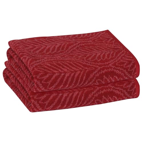 PREMIUS Handtuch, Badetuch und Badetuch, 100 % gefärbtes Baumwollgarn, luxuriöses Trocknungserlebnis, ideal für Hände und Körper, perfekt für Spa und Zuhause, Burgunderrot, Handtuch, 2 Stück PREMIUS Handtuch, Badetuch und Badetuch, 100 % gefärbtes Baumwollgarn, luxuriöses Trocknungserlebnis, ideal für Hände und Körper, perfekt für Spa und Zuhause, Burgunderrot, Handtuch, 2 Stück von PREMIUS