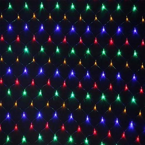 Flache Niedervolt-Lichterkette, RGBY, 10 m, ideal für Dekoration, verflochten, 10 energiesparende LEDs. von PRENDELUZ