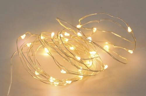 LED-Lichterkette, warmweiß, 2 m, flexibles und tragbares Design, batteriebetrieben, ideal für die Dekoration von Räumen mit Umgebungslicht. LED-Lichterkette, warmweiß, 2 m, flexibles und tragbares Design, batteriebetrieben, ideal für die Dekoration von Räumen mit Umgebungslicht. von PRENDELUZ