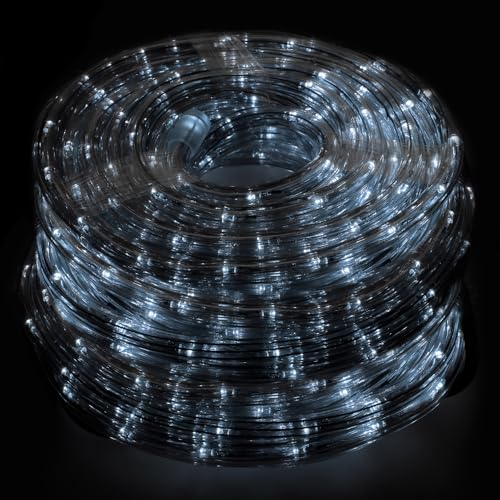 Lichterkette für Weihnachten, kaltweiß, 1200 LEDs, IP44, 50 m Rolle, ideal für den Innen- und Außenbereich. Lichterkette für Weihnachten, kaltweiß, 1200 LEDs, IP44, 50 m Rolle, ideal für den Innen- und Außenbereich. von PRENDELUZ