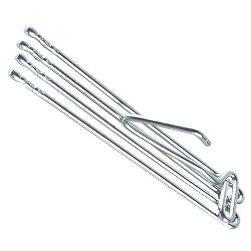 PRENDELUZ Haken - Faltenvorhanghaken, Packung mit 100 Stück, ideal zum Aufhängen von Vorhängen, einfach und elegant, Robustes und langlebiges Material. von PRENDELUZ
