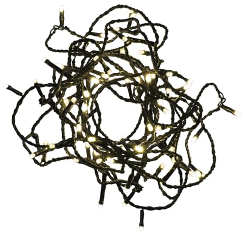 PRENDELUZ LED-Lichterkette mit 100 Lichtern, 10 m Länge, 3000 K, IP44, 230 V, ideal für den Außenbereich und festliche Dekorationen. von PRENDELUZ