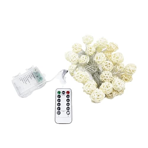 PRENDELUZ Mini-LED-Lichterkette, 6 m, RGB IP65 und 8 wählbare Modi (dekorativ - RGB - 6 m - 30 LED) von PRENDELUZ