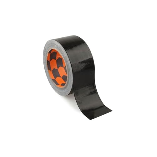 PRENDELUZ Schwarzes Klebeband, 50 mm x 25 m, Mehrzweck-Klebeband aus verstärktem Stoff, 3-lagig, von Hand zuschneidbar PRENDELUZ Schwarzes Klebeband, 50 mm x 25 m, Mehrzweck-Klebeband aus verstärktem Stoff, 3-lagig, von Hand zuschneidbar von PRENDELUZ