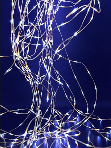 Wasserfall-LED, 2 m, 10 Stränge in Silber, kaltweißes Licht, ideal für Dekorationen und festliche Umgebungen, einfache Installation, geringer Stromverbrauch Wasserfall-LED, 2 m, 10 Stränge in Silber, kaltweißes Licht, ideal für Dekorationen und festliche Umgebungen, einfache Installation, geringer Stromverbrauch von PRENDELUZ