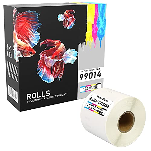 Rolle SLP-SRL 54mm x 101mm (220 Etiketten/Rolle) Etiketten kompatibel für Seiko Smart SLP Pro Plus 100 120 200 220 240 410 420 430 440 450 von PRESTIGE CARTRIDGE