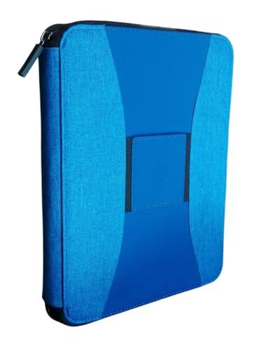 Intempo Canvass Klemmbrett mit Reißverschluss aus Segeltuch mit Feder Smartphone 26 x 20 cm - Farbe Blau mit Kunstleder und täglicher Ersatz 17 x 24 cm Jahr 2025 weiße Seiten Intempo Canvass Klemmbrett mit Reißverschluss aus Segeltuch mit Feder Smartphone 26 x 20 cm - Farbe Blau mit Kunstleder und täglicher Ersatz 17 x 24 cm Jahr 2025 weiße Seiten von PRESTIGE & DELUXE