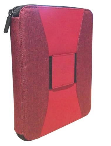 Intempo Canvass Klemmbrett mit Reißverschluss aus Segeltuch mit Feder Smartphone 26 x 20 cm - Farbe Rot mit Kunstleder und täglicher Ersatz 17 x 24 cm Jahr 2025 weiße Seiten Intempo Canvass Klemmbrett mit Reißverschluss aus Segeltuch mit Feder Smartphone 26 x 20 cm - Farbe Rot mit Kunstleder und täglicher Ersatz 17 x 24 cm Jahr 2025 weiße Seiten von PRESTIGE & DELUXE