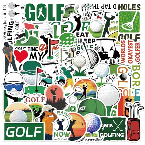 PRETTYSUNSHINE Graffiti Golf Sticker Set 50 Stück, Wasserfest Vinyl Aufkleber für Laptop, Scrapbook, Journal, Fahrrad, Skateboard, Motorrad, Kindle, Koffer, Helm PRETTYSUNSHINE Graffiti Golf Sticker Set 50 Stück, Wasserfest Vinyl Aufkleber für Laptop, Scrapbook, Journal, Fahrrad, Skateboard, Motorrad, Kindle, Koffer, Helm von PRETTY SUNSHINE