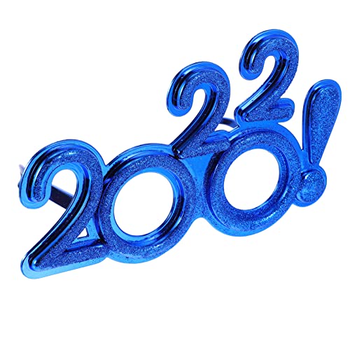PRETYZOOM 1 Paar 2022 2022 Digitale Brille Papierbrille Des Neuen Jahres Ausgefallene Silvester-party-brille Lustige Brille 2022 Zahlenbrille Party-requisite Kind Foto Stk Brillengestelle von PRETYZOOM