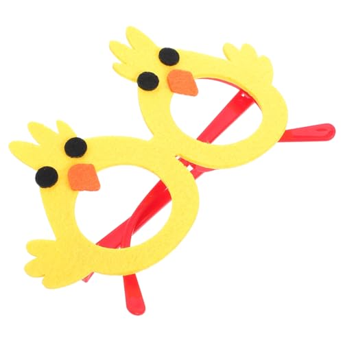 PRETYZOOM 1 Paar Kunststoffbrille für Partys Cartoon Hühnerbrille für Ostern und Festlichkeiten zu Vielseitig Einsetzbar Fotorequisiten von PRETYZOOM