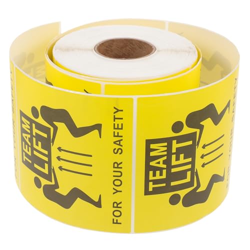PRETYZOOM 1 Rolle Aufkleber Für Übergewicht Nachfüllpackungen Für Etikettendrucker Umzugskartons Etiketten Für Gläser Vorratsetiketten Für Behälter Vorsicht Punkt Schild Aufkleberpapier Müll von PRETYZOOM