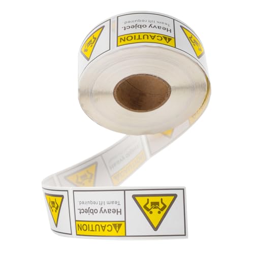 PRETYZOOM 1 Rolle Aufkleber für Übergewicht Vorsicht, schwere Aufkleber für den Versand Etiketten für die Aufbewahrung in der Küche Gel selbstklebende etiketten klebegewichte Team-Lift-Label PRETYZOOM 1 Rolle Aufkleber für Übergewicht Vorsicht, schwere Aufkleber für den Versand Etiketten für die Aufbewahrung in der Küche Gel selbstklebende etiketten klebegewichte Team-Lift-Label von PRETYZOOM